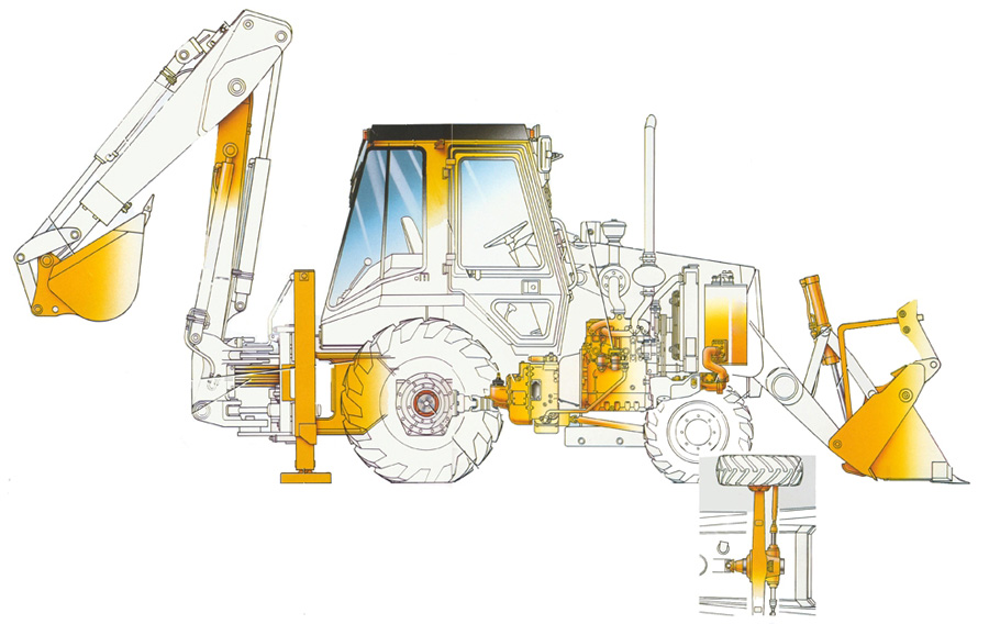Riparazione di pezzi di ricambio per escavatori JCB Volvo Caterpillar Komatsu Polska